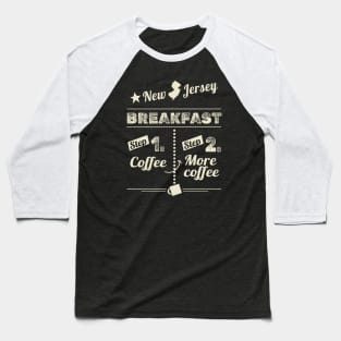 New Jersey Breakfast Baseball T-Shirt